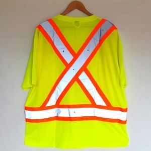 Forcefield Yellow 3M Reflective T-shirt NWOT